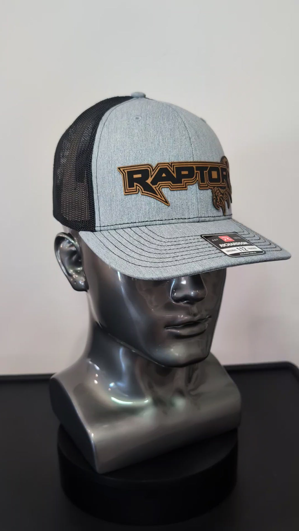 Ford F-150 Raptor Velociraptor Leather Patch Hat – Unique Raptor Design | Richardson 112