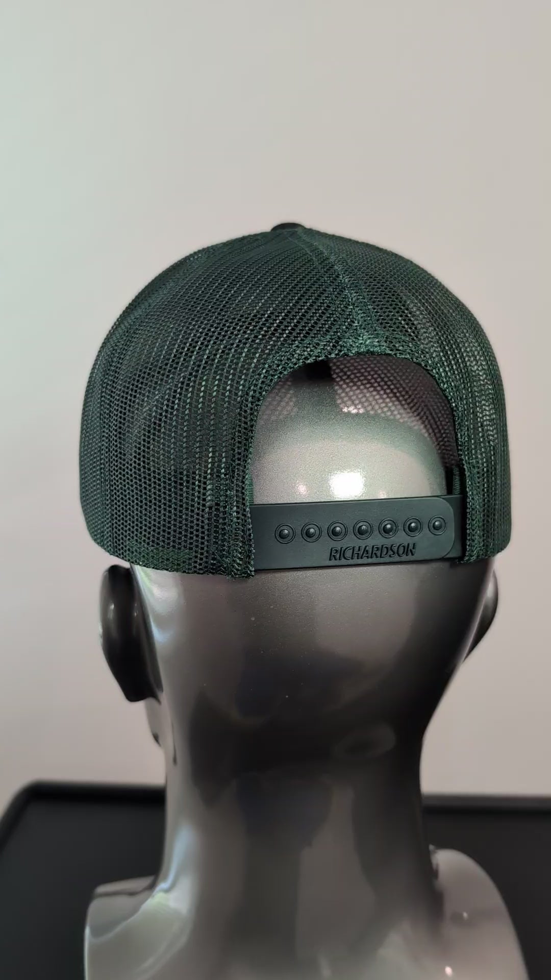 Hunting Richardson 112 Hat  “Eat Sleep Hunt” Leather Patch Trucker Cap  Deer Hunter Hat Outdoorsman Gift