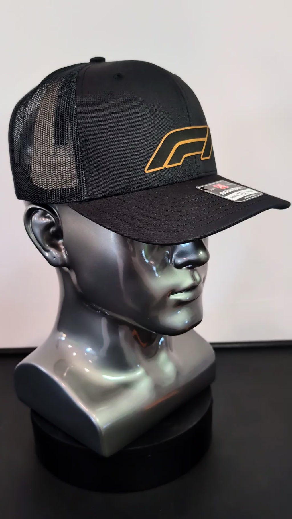 F1 Formula, F1 Hat Richardson 112 Laser Engraved Leather Motorsport Racing Fan Hat