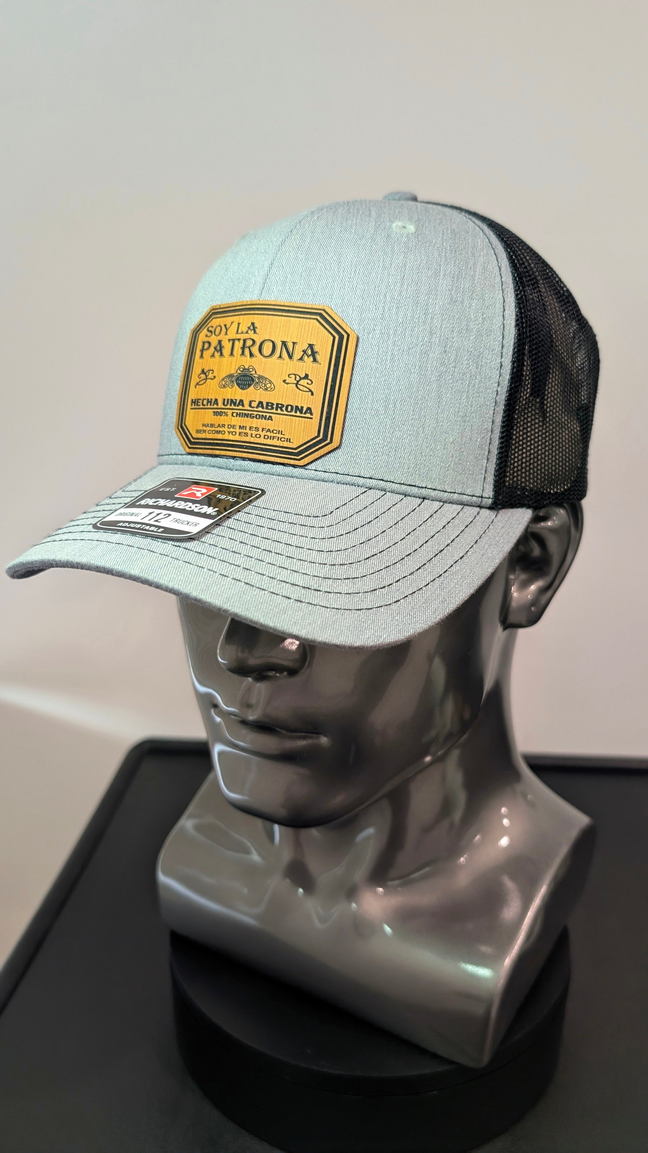 Soy La Patrona Richardson 112 Leather Patch Trucker Hat