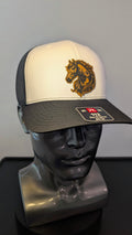 Wild Spirit Horse Richardson 112 Leather Patch Trucker Hat