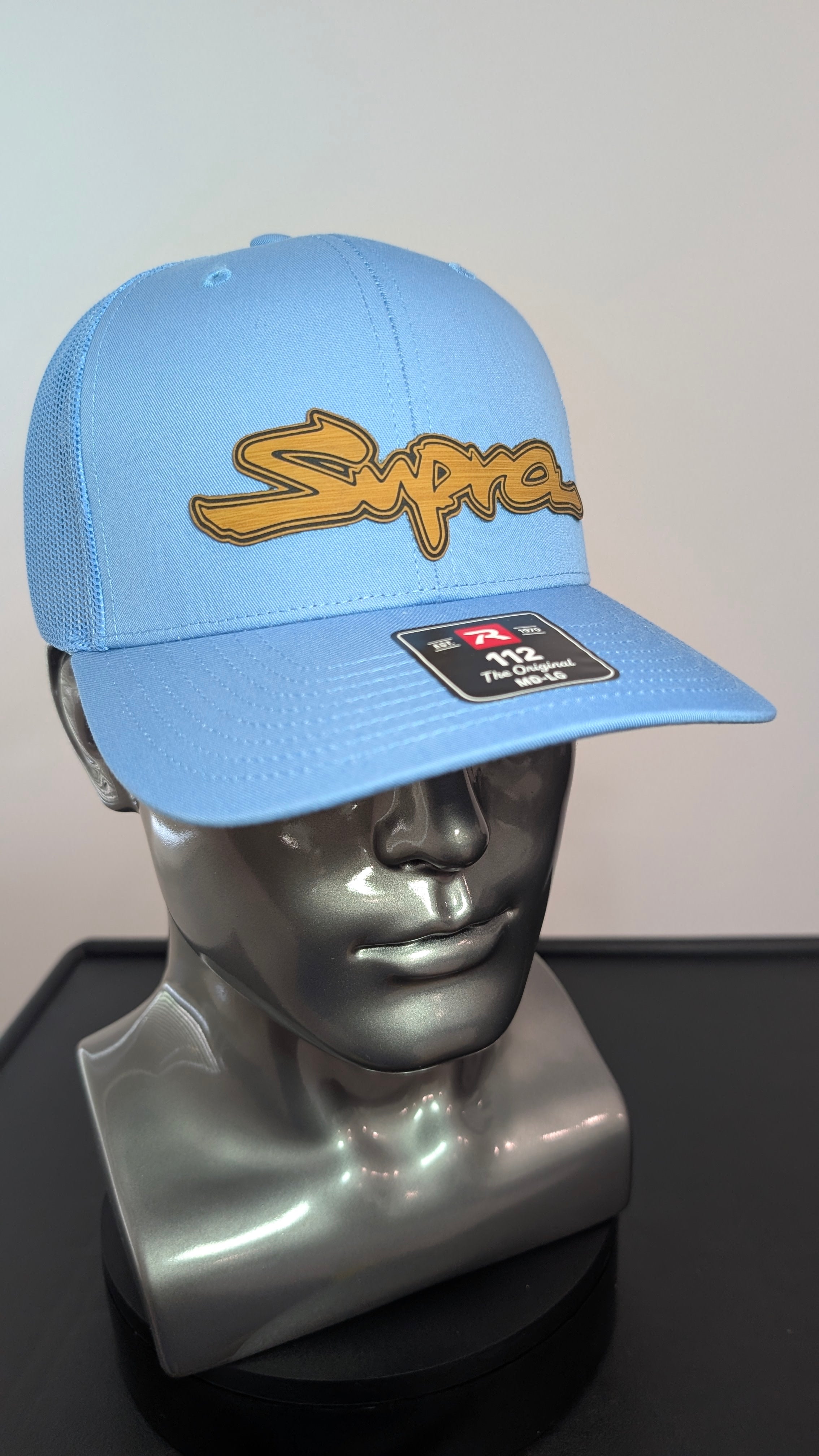 Supra Inspired Richardson 112 Hat – Laser Engraved Leather Patch  JDM Trucker Cap  Sports Car Enthusiast Hat