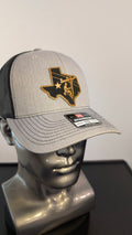 Texas Lineman Richardson 112 Hat  Laser Engraved Leather Patch  Blue Collar Electrician Trucker Cap  Utility Worker Hat