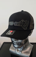Ram RHO Silver Carbon Fiber Leather Patch Richardson 112 Trucker Hat