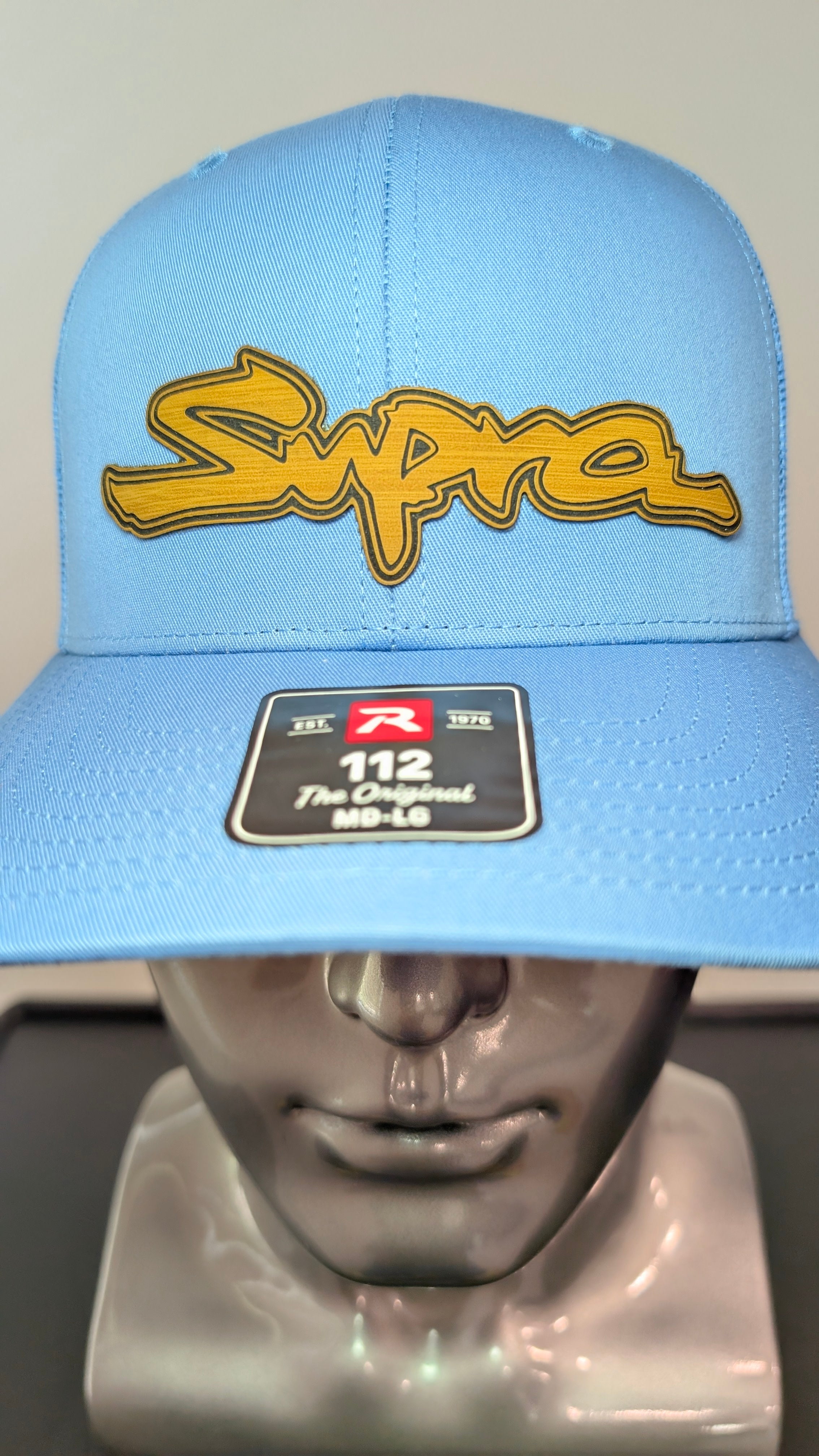 Supra Inspired Richardson 112 Hat – Laser Engraved Leather Patch  JDM Trucker Cap  Sports Car Enthusiast Hat