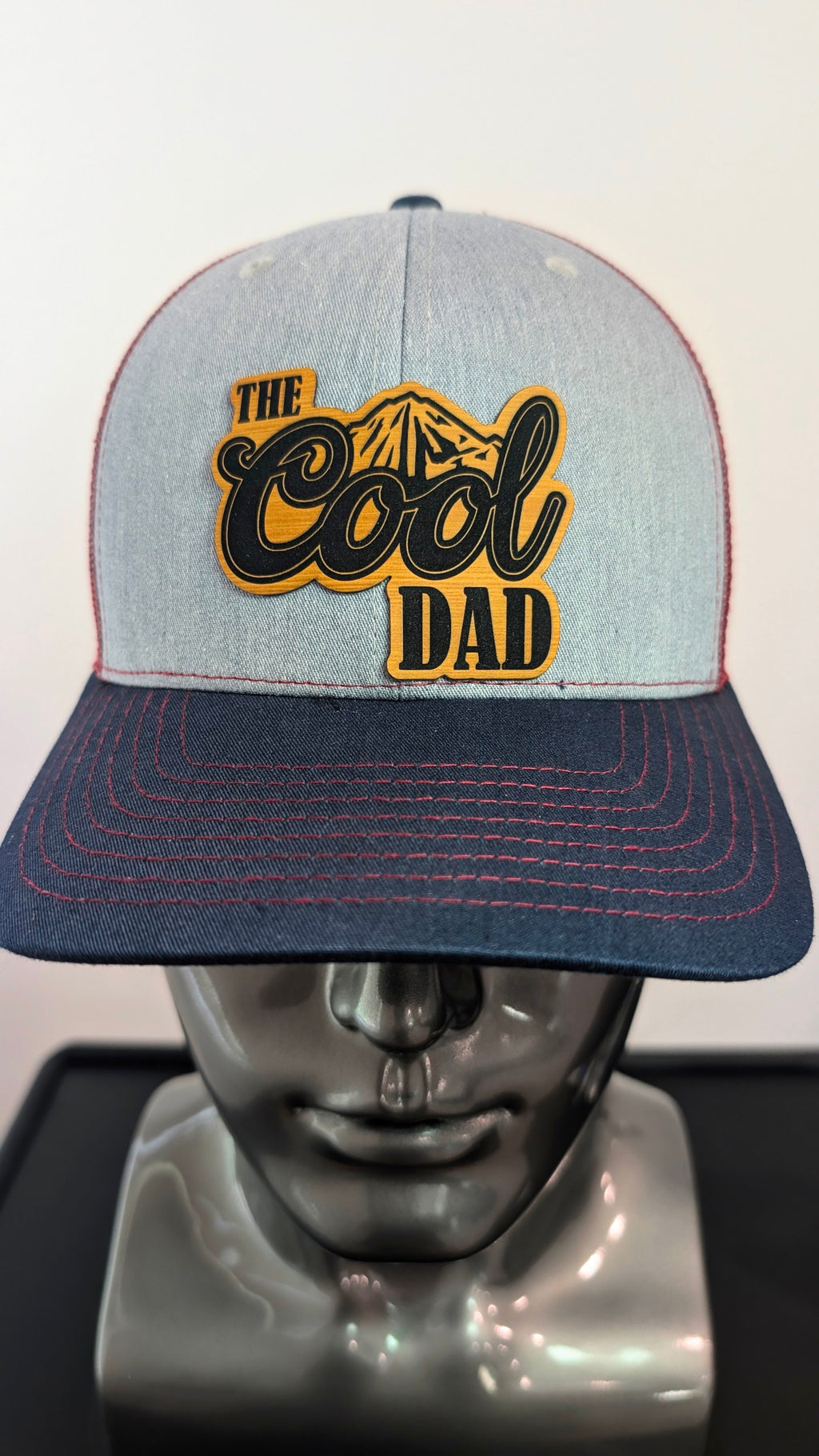 Father’s Day Cool Dad Leather Patch Richardson 112 Trucker Hat